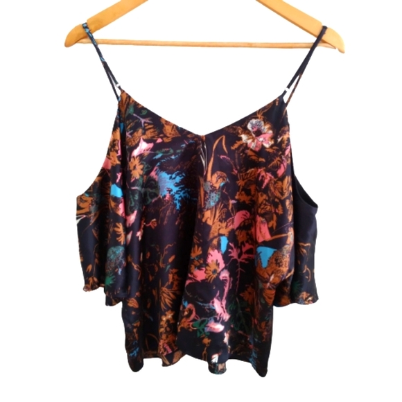 Wilfred Cold Shoulder Silk Blouse - Picture 2 of 6